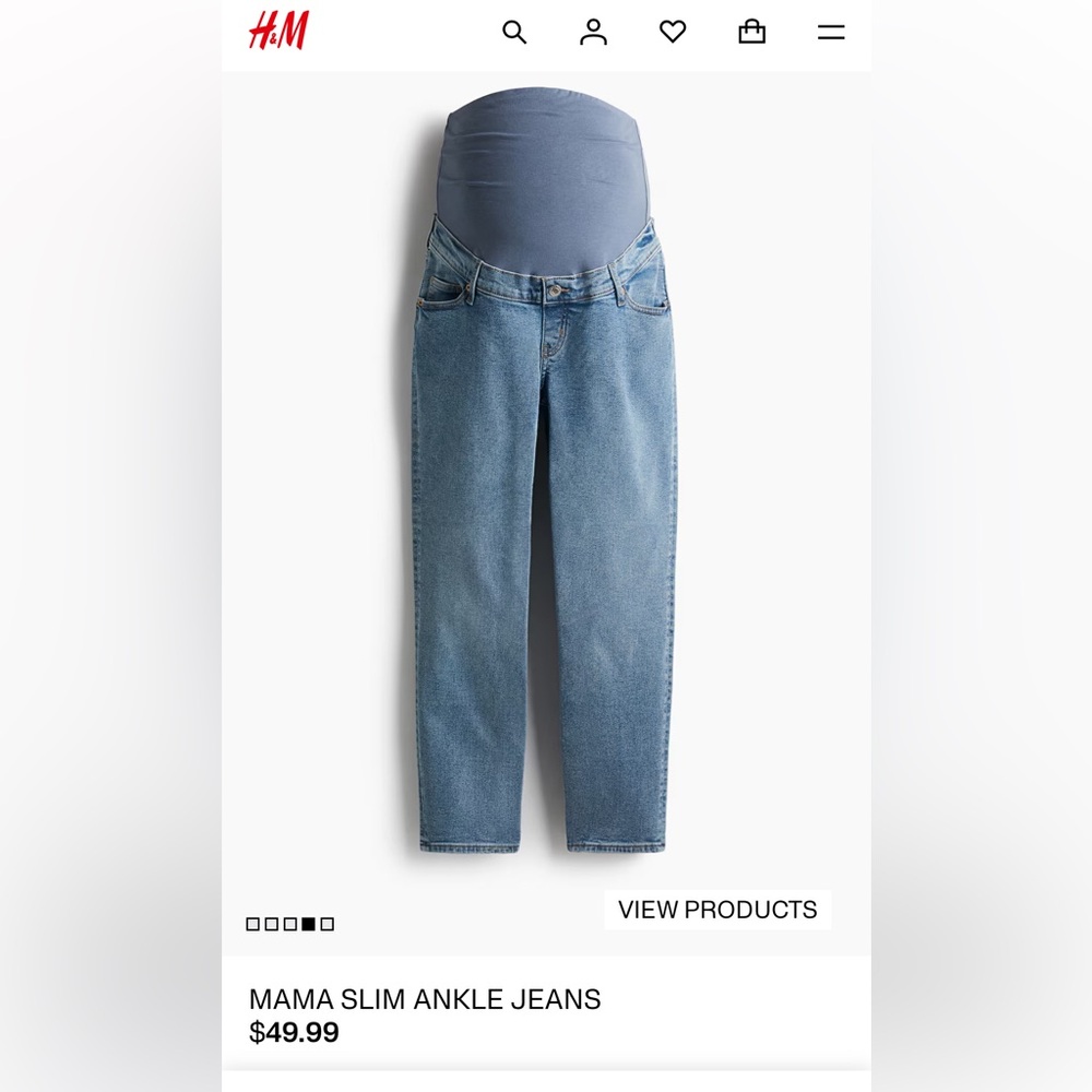 H&M Mama maternity jeans